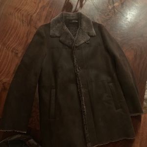 Shearling Prada coat